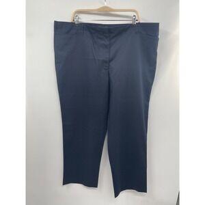 Cintas Susan Fit Pants Women's 24 Regular Black Straight Leg Trousers Ankle NWOT